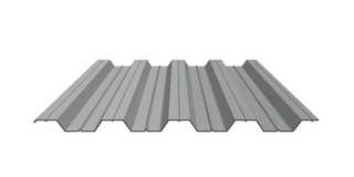 Профлист НС-44 1000/1070 мм х 0,5 мм (оцинкованный)