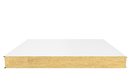 Стеновая сэндвич-панель (минеральная вата) 120 мм х 1000 мм (Гладкая)