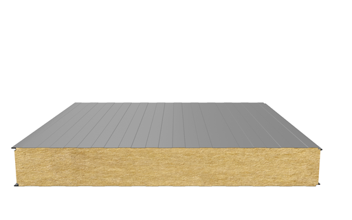 Стеновая сэндвич-панель (минеральная вата) 150 мм х 1190 мм (Трапеция)